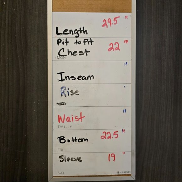 FOXCROFT NYC SIZE 10 SHAPED BLUE WHITE STRIPE TUNIC 3/4 SLEEVES VNECK CRINKLE - Picture 11 of 11